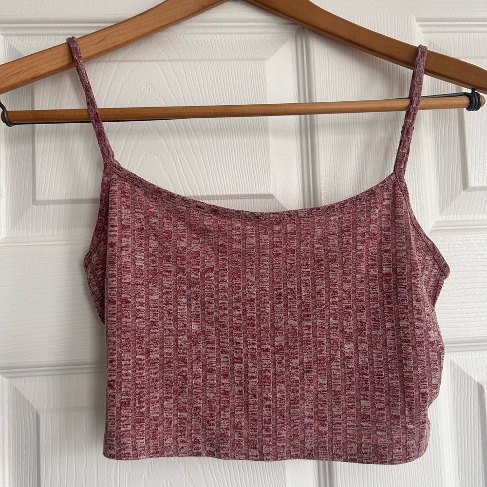Red crop top
